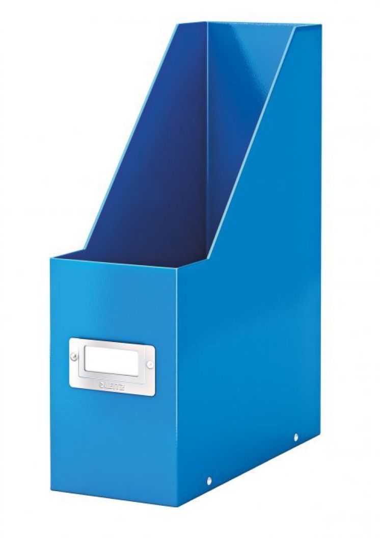 Pojemnik na czasopisma Leitz Click &amp; Store Metaliczny niebieski