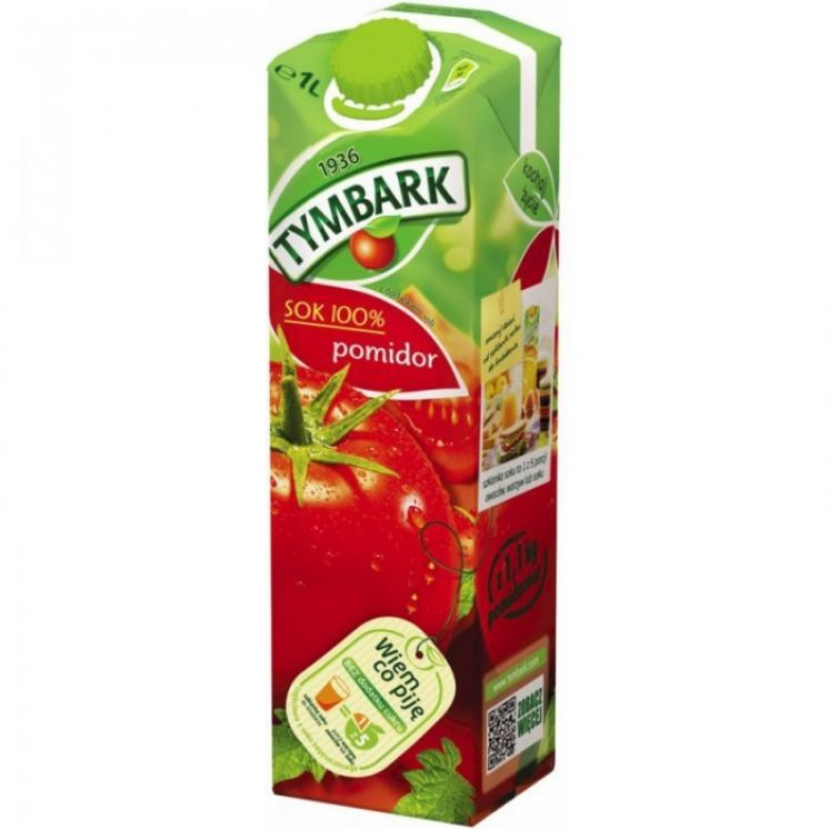 Sok TYMBARK pomidorowy 100% 1L