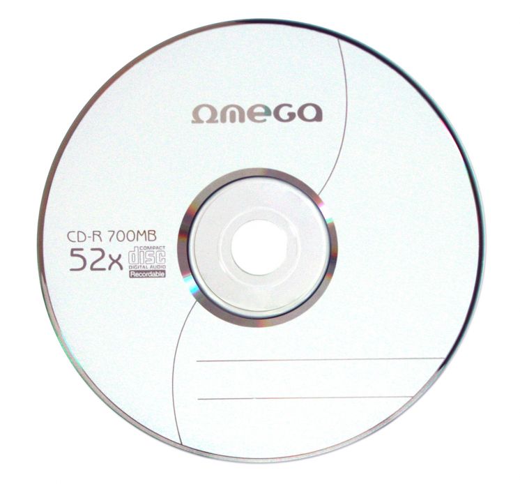 Płyta OMEGA CD-R 700MB 52X CAKE (100) OM100K