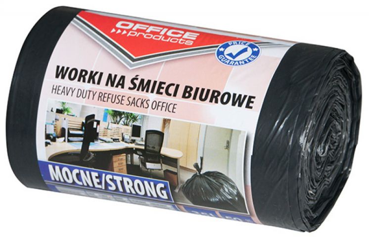Worki na śmieci 35l office products mocne /50/