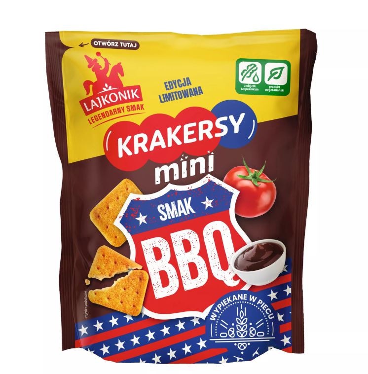 LAJKONIK MINI KRAKERSY BBQ 100G