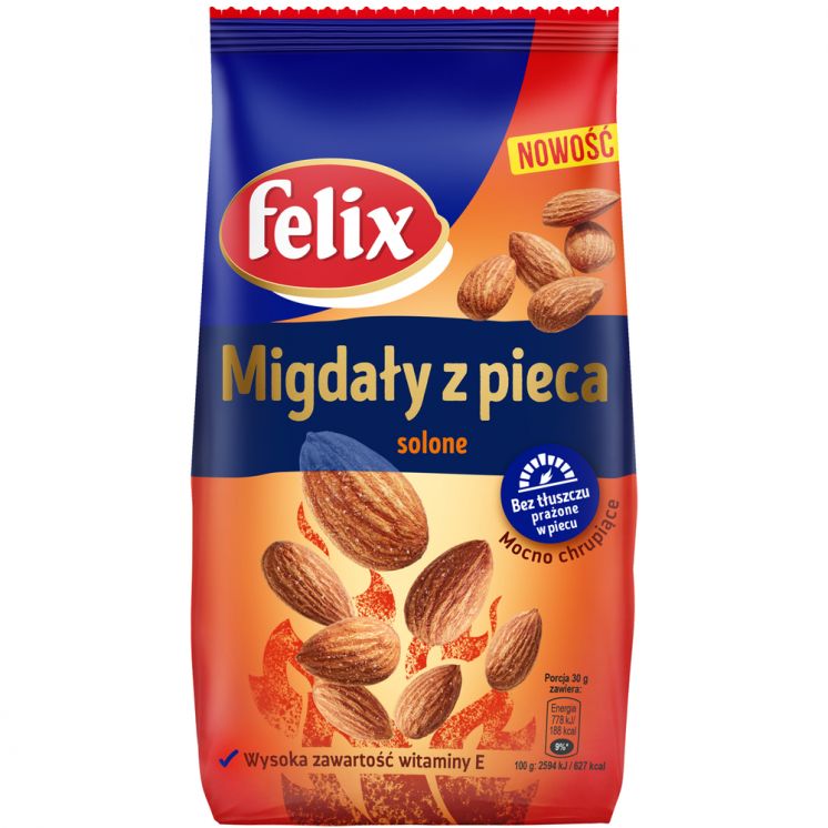 MIGDAŁY Z PIECA FELIX 200G