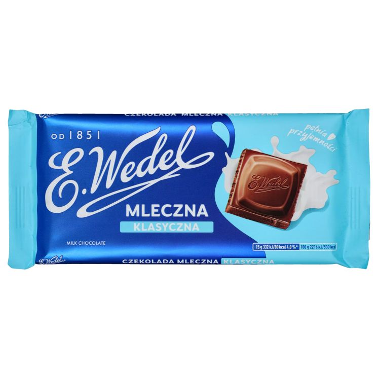 CZEKOLADA MLECZNA 90G WEDEL