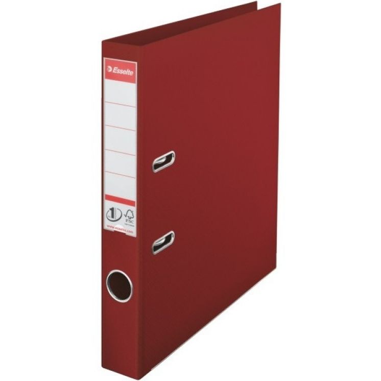Segregator ESSELTE POWER NO.1 A4/50 mm bordowy
