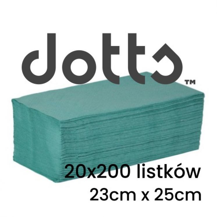 Ręcznik papierowy ZZ DATURA ekonomiczne ZIELONY 1W /4000/