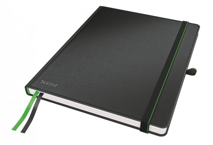 Notatnik LEITZ Complete, rozmiar iPada 80k Czarny W kratkę 44730095