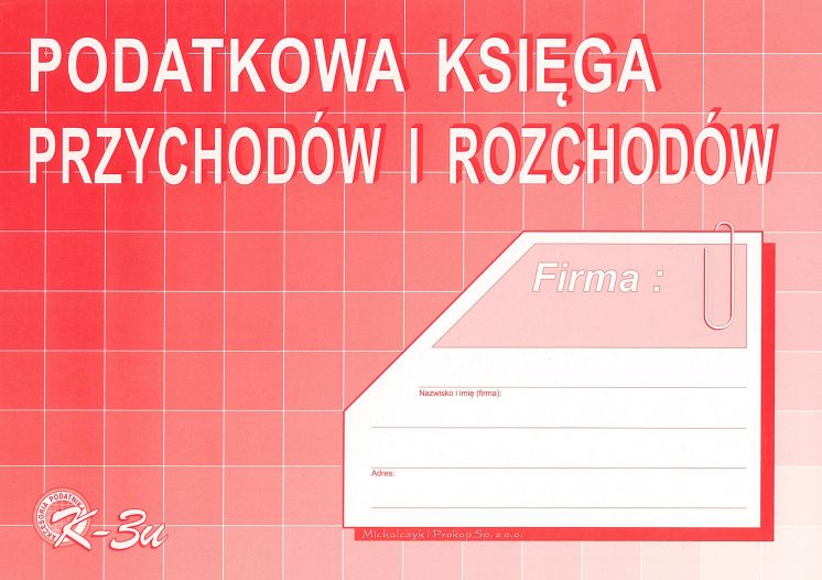 Podatkowa księga przychodów i rozchodów, A-5, offset K-3u Michalczyk i Prokop