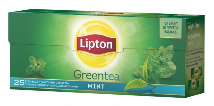 Herbata LIPTON GREEN TEA MINT 25TB