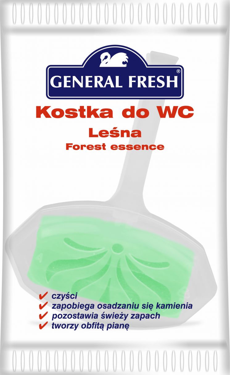 Kostka do WC GENERAL FRESH zawieszka 35g LAS