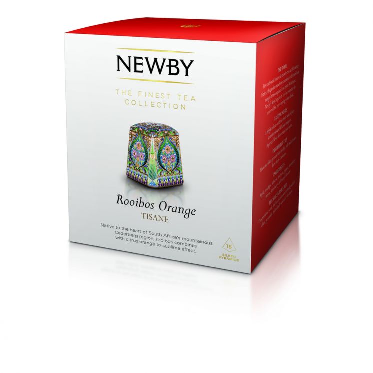 HERBATA NEWBY ROOIBOS ORANGE PIRAMIDKI 15TB X 37,5G