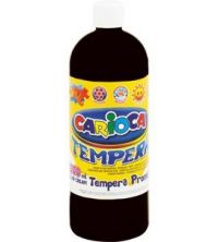 Farba Carioca tempera 1000 ml czarna (ko03/24)