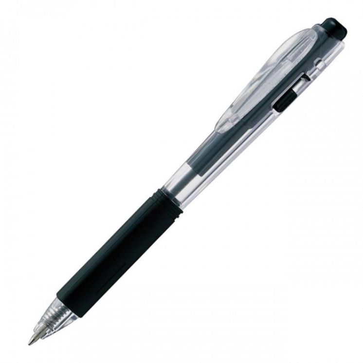 Długopis PENTEL BK437 z gumowym uchwytem automatyczny Czarny