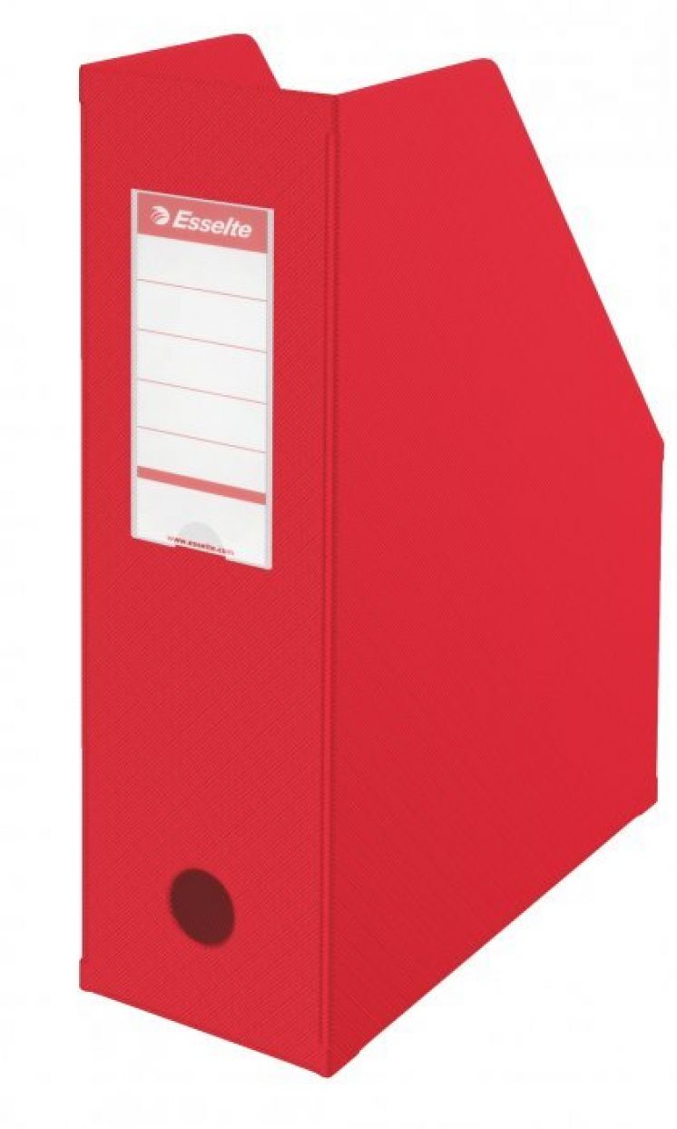 Pojemnik Składany A4  szerokość grzbietu 100 mm, Czerwony Esselte