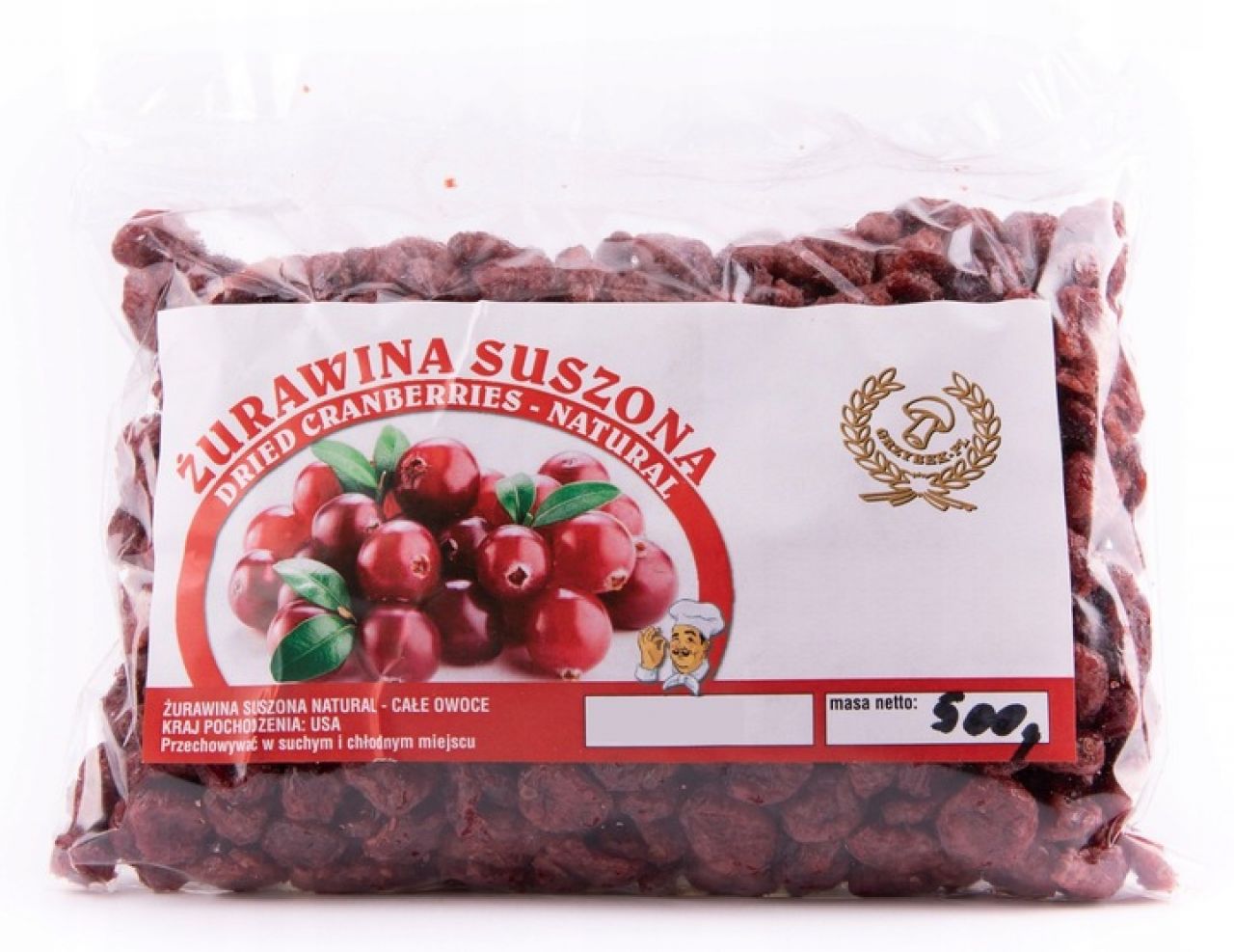 ŻURAWINA SUSZONA 500G