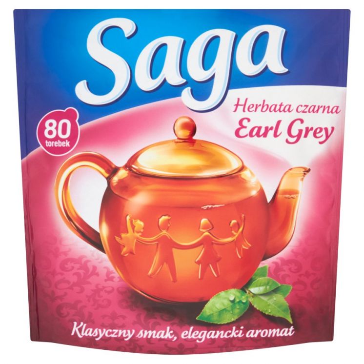Herbata Saga EARL GREY 80tb