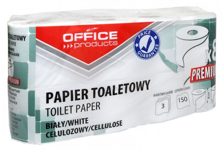 Papier toaletowy OFFICE PRODUCTS Premium 3-warstwowy /8/