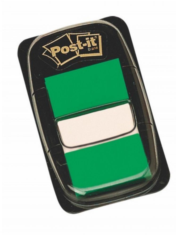Zakładki indeksujące POST-IT® PP, 25x43mm, 50 kart., zielone