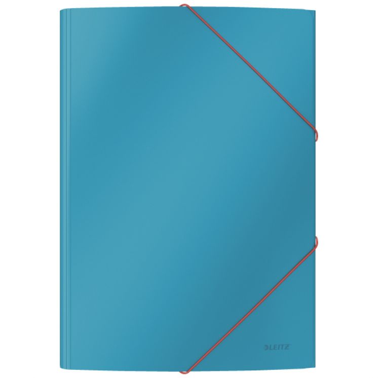 Teczka kartonowa z gumką Leitz Cosy, A4, niebieska 30020061