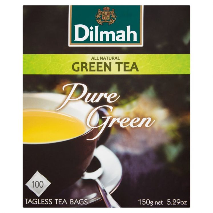 Herbata DILMAH PURE GREEN TEA zielona 100TB