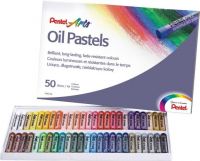 Kredki pastele olejne Pentel 50 kolorów PHN50