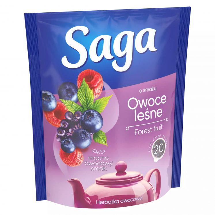 herbata saga ekspresowa owoce leśne 20tb