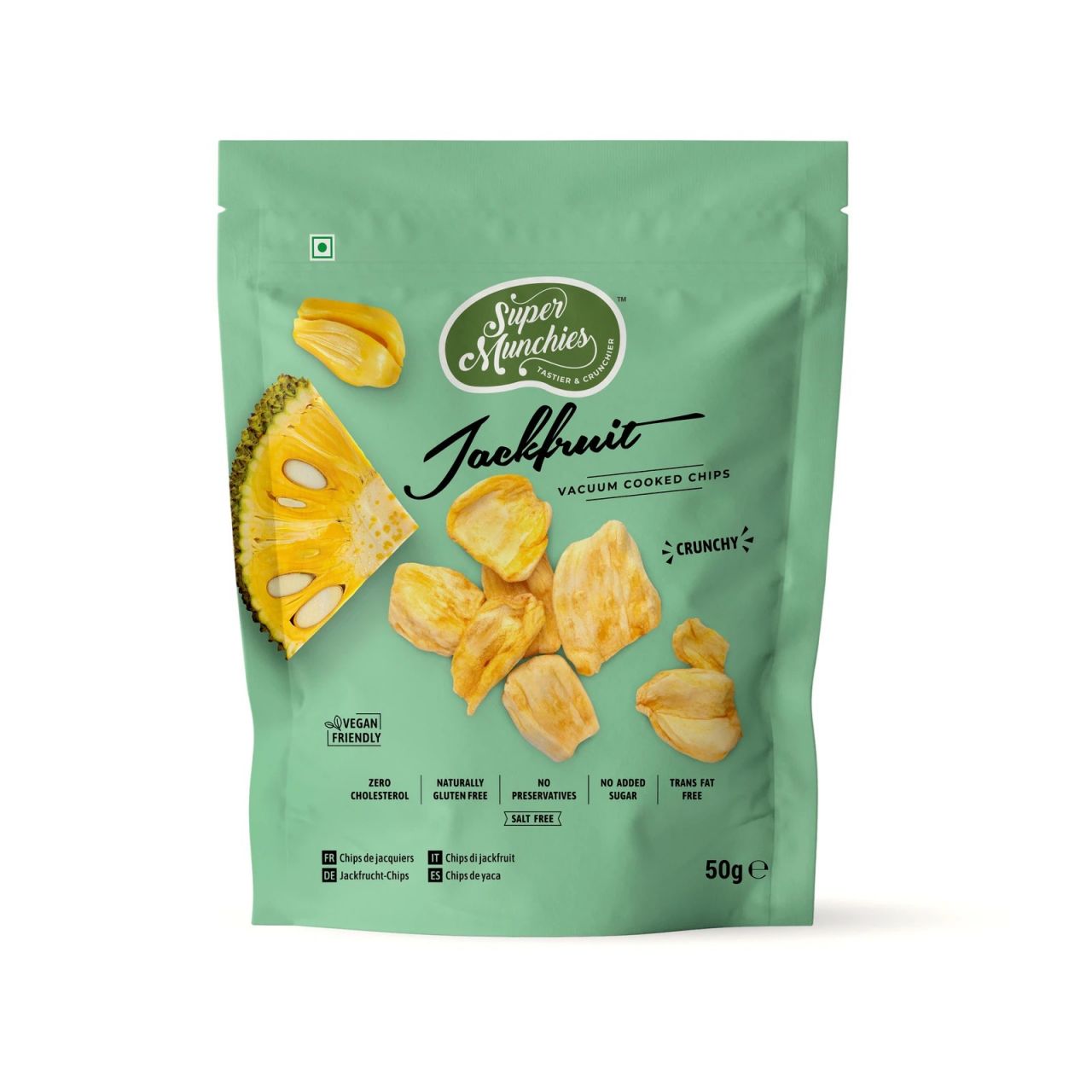 SUPER MUNCHIES CHIPSY Z JACKFRUITA 50G