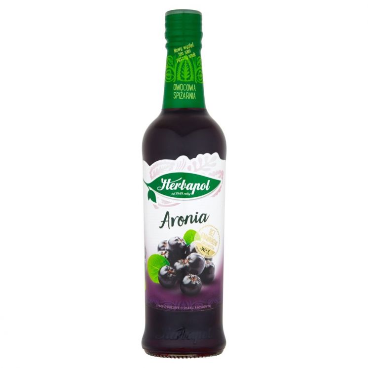 herbapol owocowa spiżarnia syrop aronia 420ml