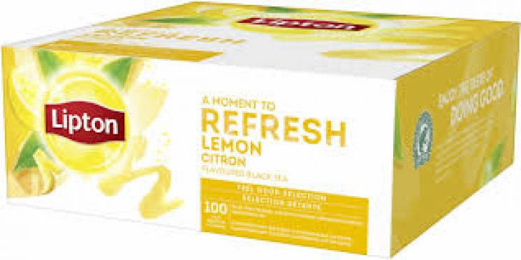 Herbata LIPTON CLASSIC REFRESH LEMON czarna 100kopert