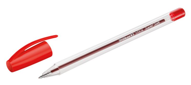 Długopis Pelikan STICK SUPER SOFT K86  czerwony