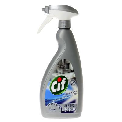 Preparat CIF PROFESSIONAL Stainless Steel&amp;Glass Cleaner 750ML