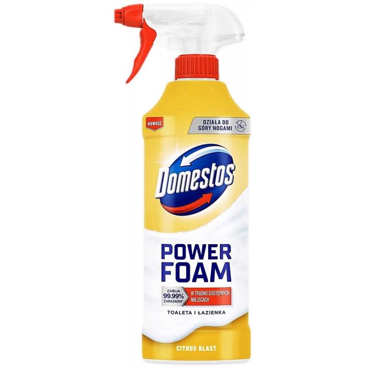 Aktywna piana do czyszczenia łazienki DOMESTOS 435ml SPRAY CITRUS