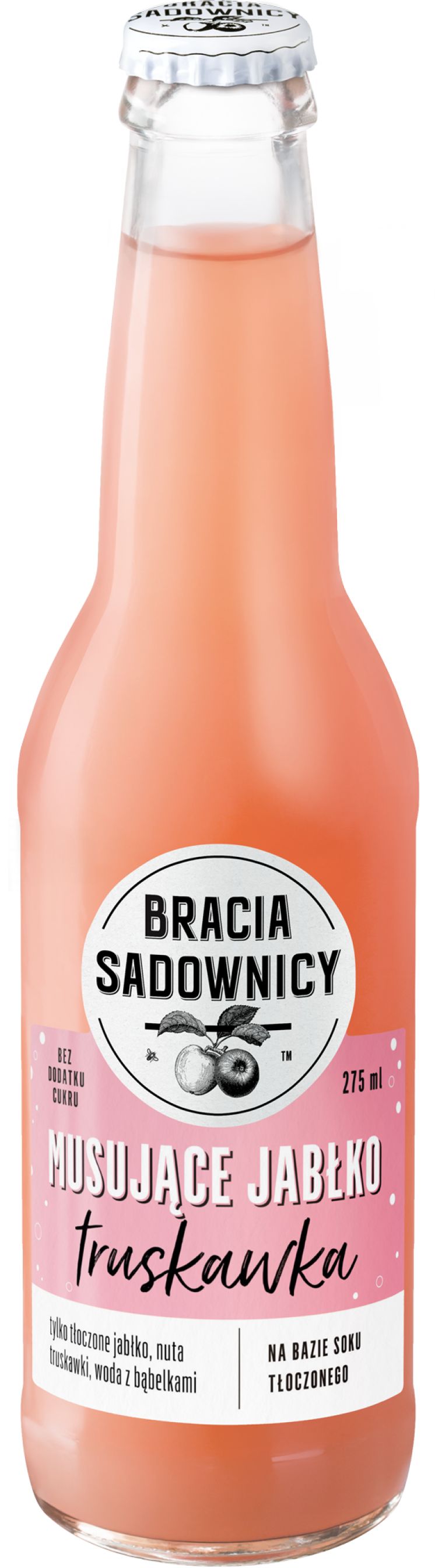SOK MUSUJĄCE JABŁKO TRUSKAWKA BRACIA SADOWNICY 275ML /12/