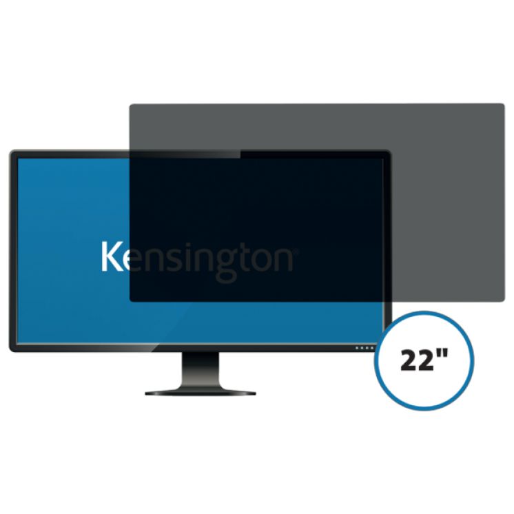 Kensington privacy filter 2 way removable 55.8cm 22&quot; Wide 16:10 626483