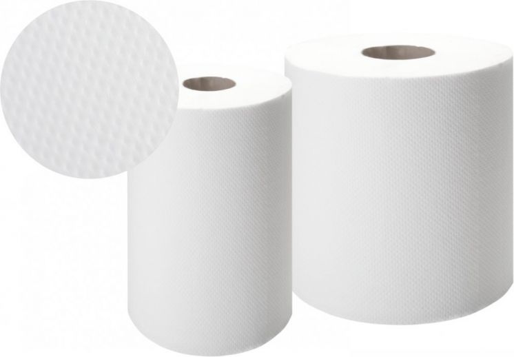 Ręcznik papierowy w roli cliver PREMIUM biały 2 warstwy 100m /6/