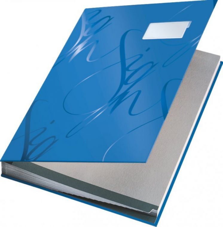 Książka do podpisu Leitz, niebieski