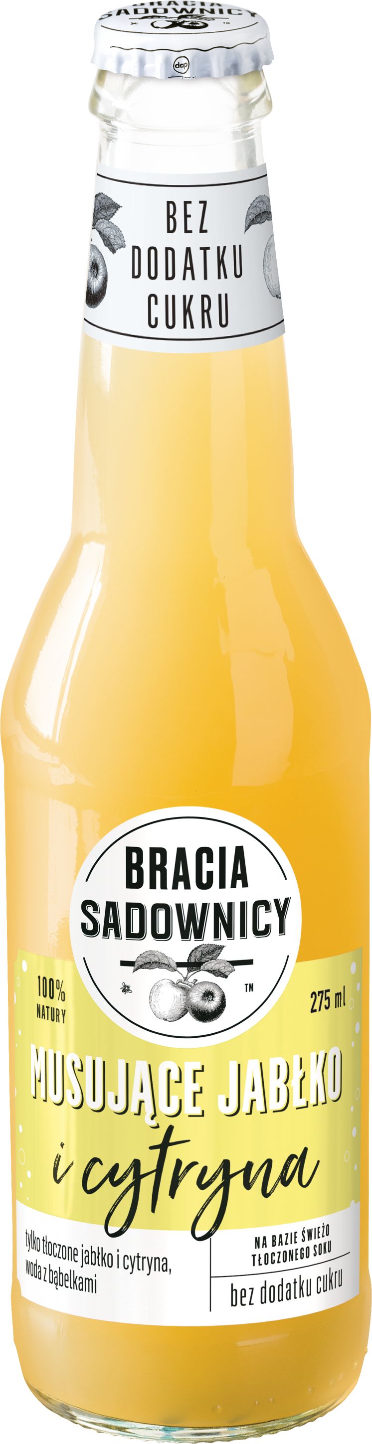 SOK MUSUJĄCE JABŁKO CYTRYNA BRACIA SADOWNICY 275ML /12/