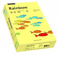 Papier kolorowy Rainbow a4 80g jasno żółty