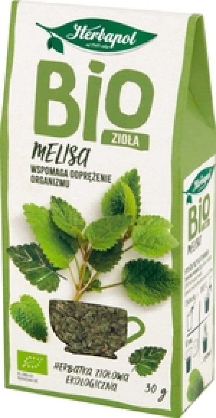 HERBAPOL HERBATA ZIOŁOWA BIO MELISA 40G