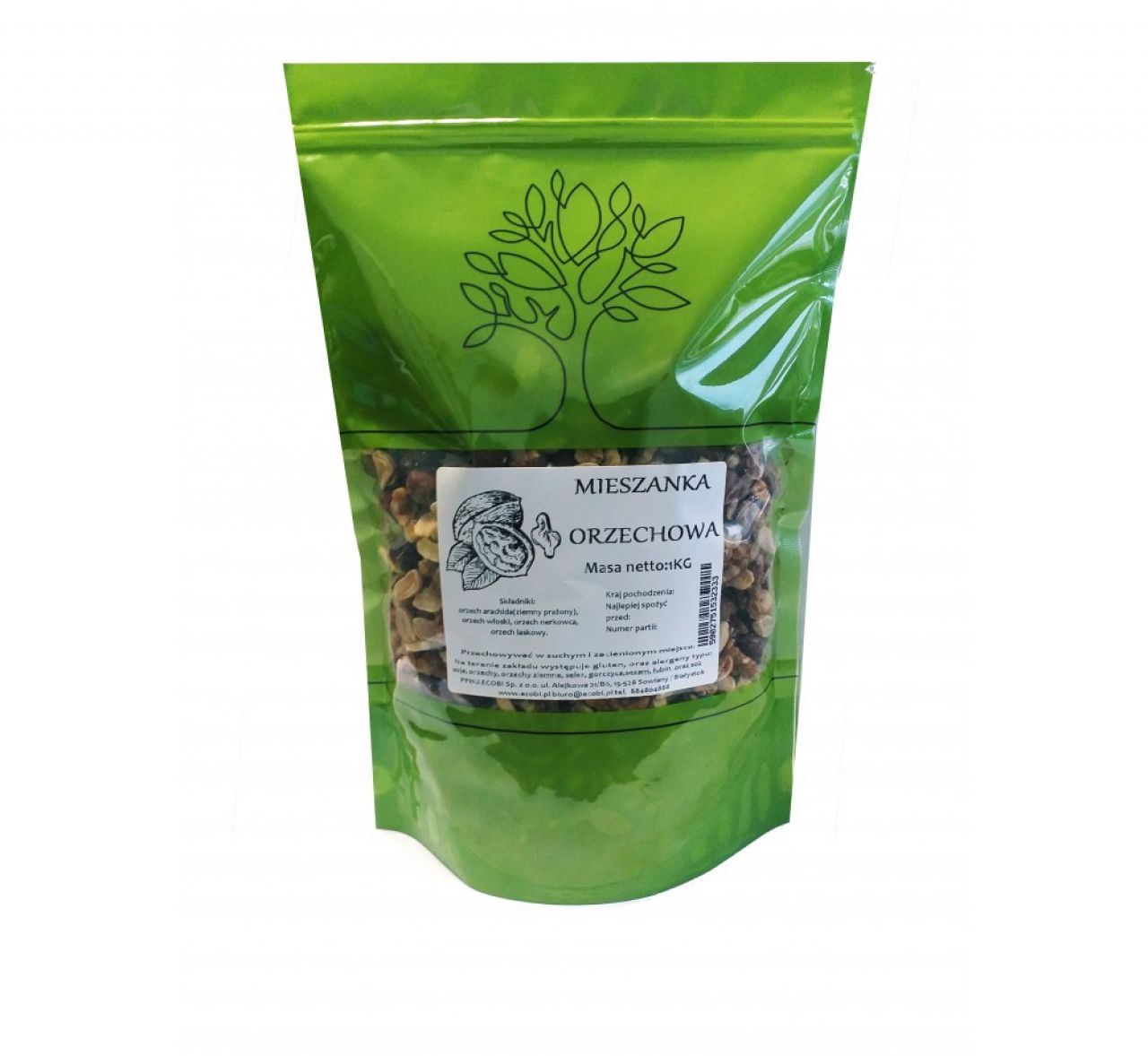 ECOBI MIESZABKA ORZECHOWA 1KG