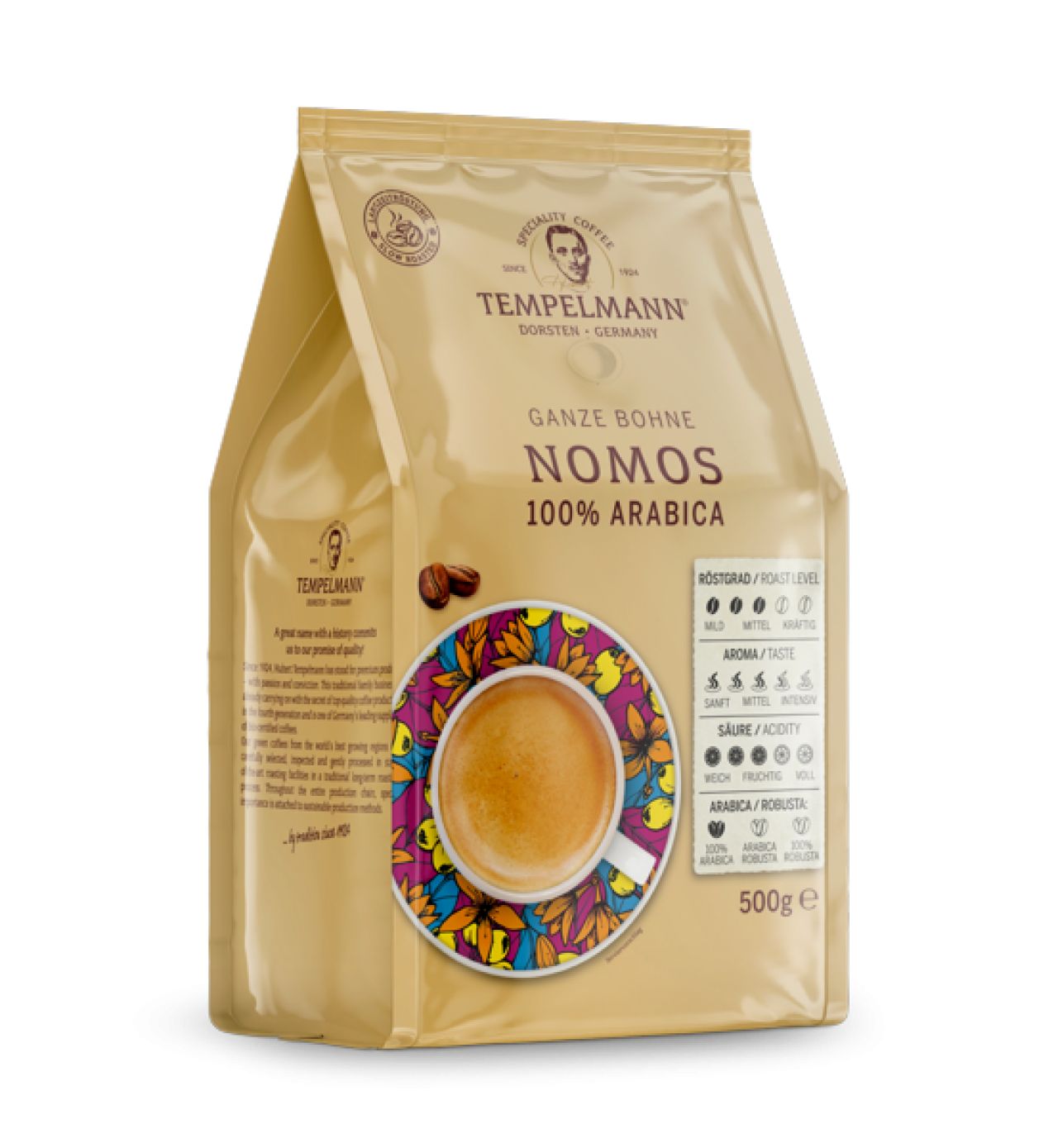KAWA TEMPELMANN NOMOS 500g ZIARNO