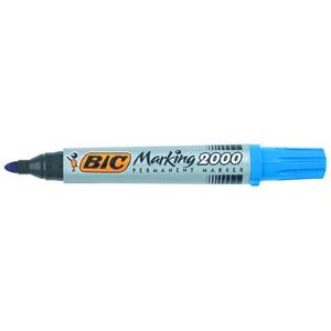 Marker permanentny BIC 2000 okrągła końcówka Niebieski