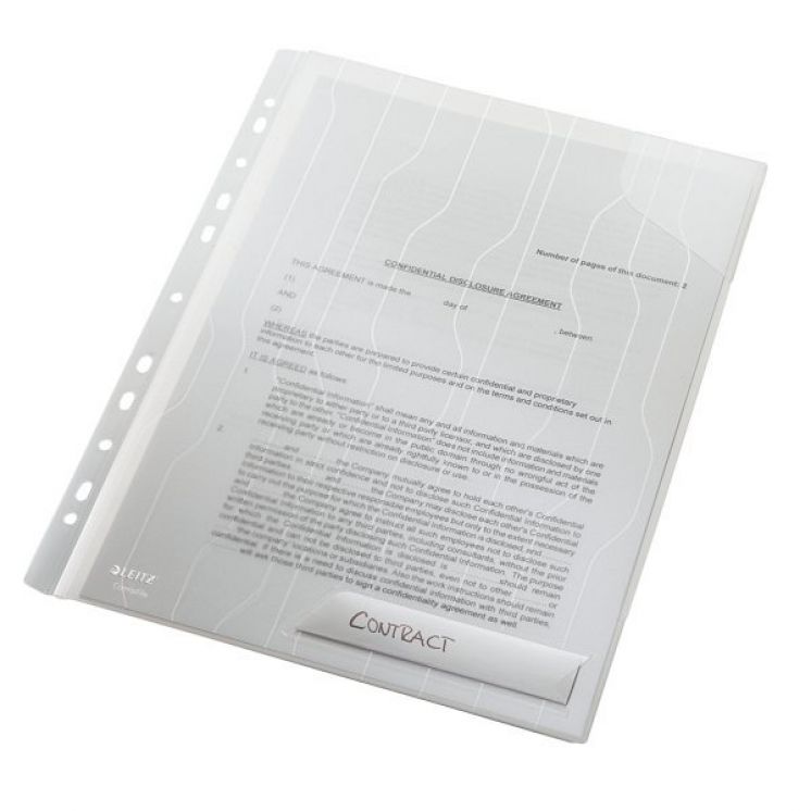 Folder LEITZ A4 Combifile usztywniony PRZEZROCZYSTY (3)