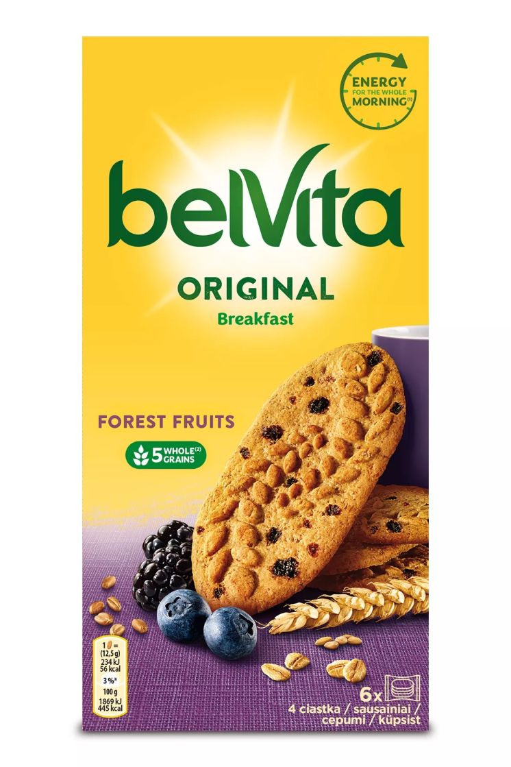 CIASTKA BELVITA FOREST FRUITS 300G