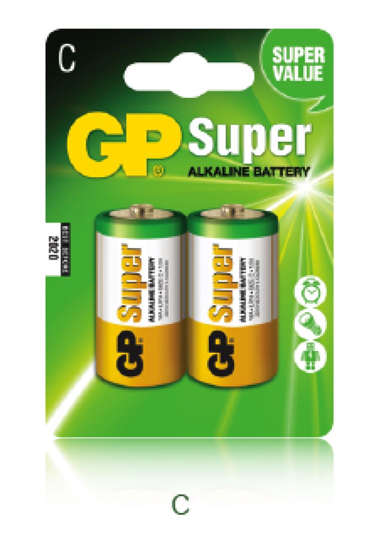 Bateria alkaliczna GP Super  C / LR14; 1.5V GPPCA14AS003