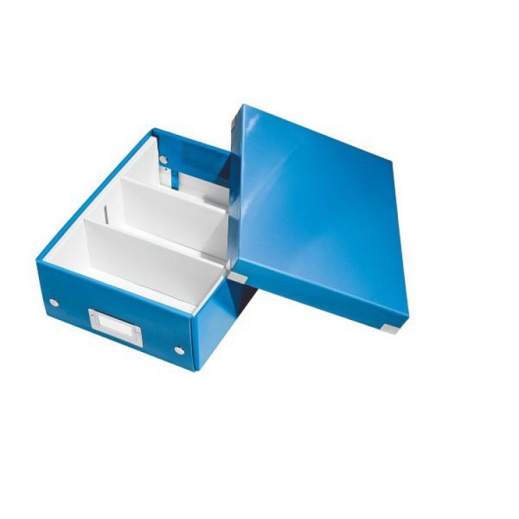Pudełko z przegródkami Leitz Click &amp; Store, małe Niebieski