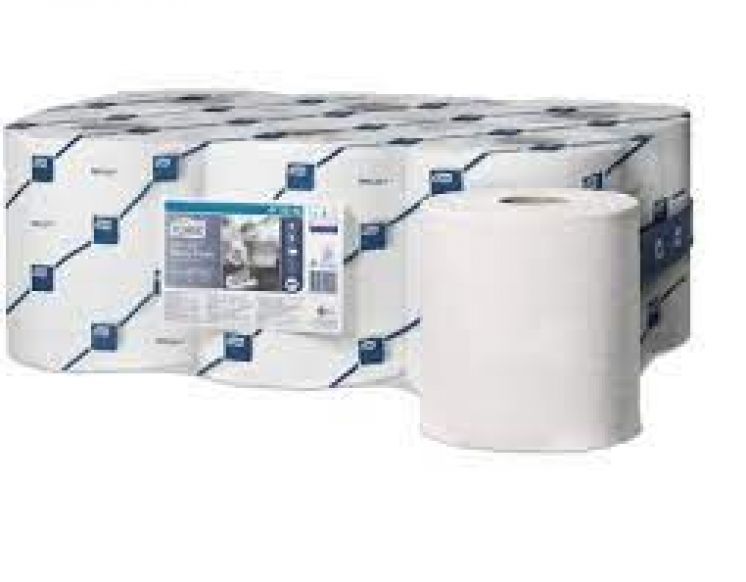 Ręczniki w roli TORK REFLEX system H4, 1w. 300m. makulatura, kolor biały op. 6 rolek. 473242