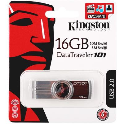 Pamięć USB 2.0 KINGSTONE DataTraveler 101 G2 16GB czarny