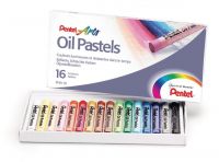 Kredki pastele olejne Pentel 16 kolorów  PHN16