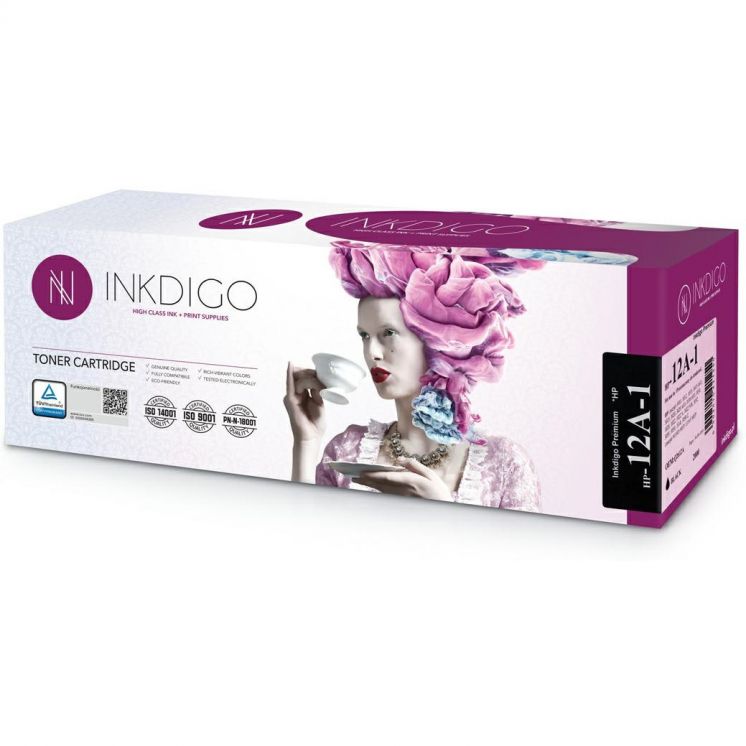 TONER INKDIGO DO HP ( 12A / Q2612A ) CZARNY ZAMIENNIK 2000 STRON