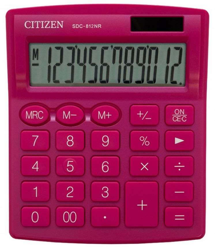 Kalkulator biurowy CITIZEN SDC-812NRPKE